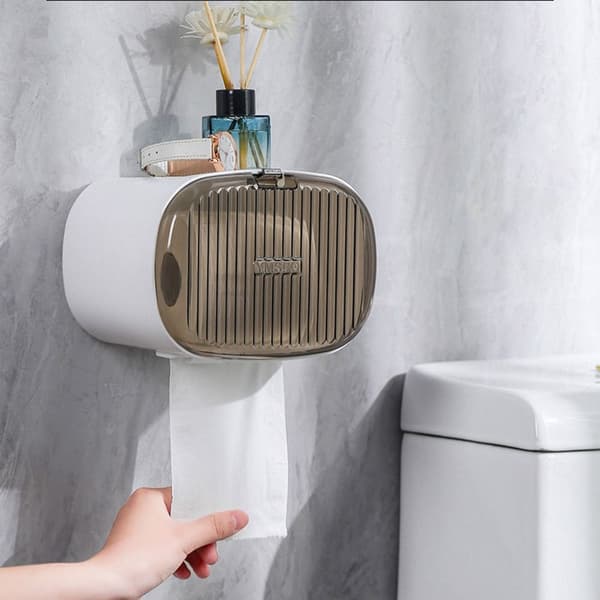 Toiletpapirholder Tissue Box HVID White