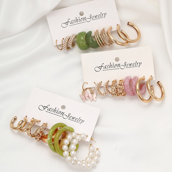 Twist Chain Øreringe Simple Ørering E E E