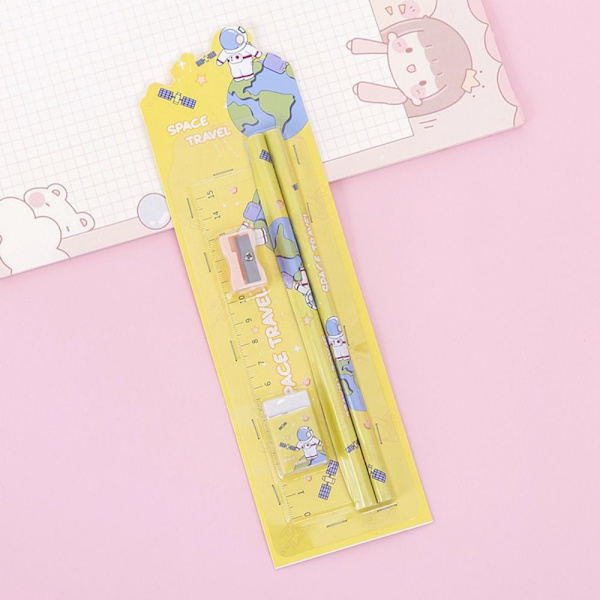 3 Set in pennlinjal GUL Yellow