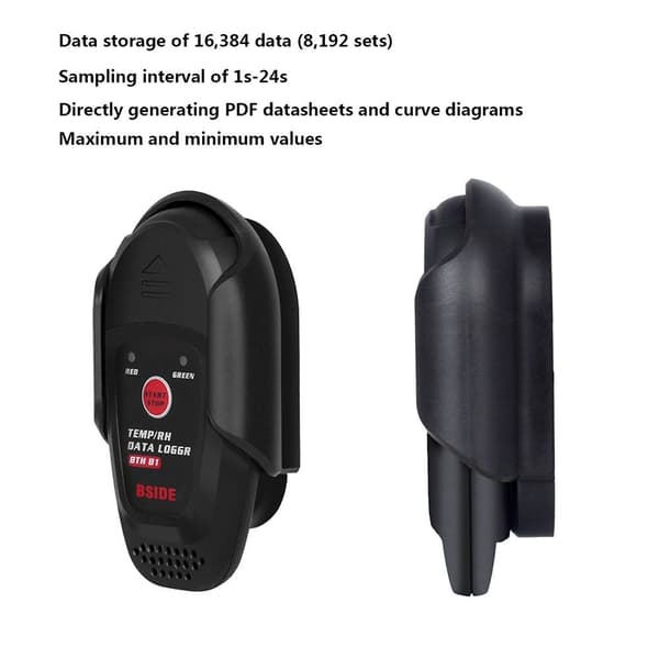 USB Temperatur Fugtighed Data Logger Temperaturmåler