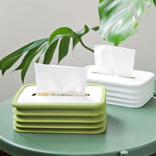 Tissue Opbevaringsbokse Tissue Box HVID white