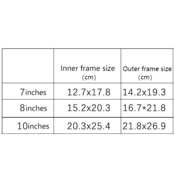 Picture Memory Case Frame Box KELTAINEN 7 TUUMAA 7 TUUMAA yellow 7 inches-7 inches