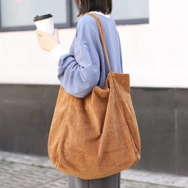 Shopper Bag Lerret Bag LYS GRÅ Light Grey