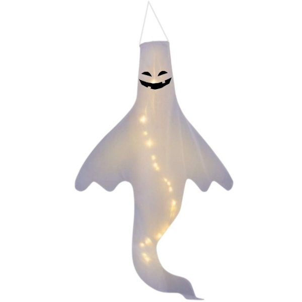 Halloween Dekoration Spöke Vindtunnel Plats Layout Rekvisita Hängande Spöke