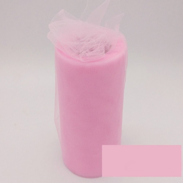 Organza Roll Tylli VAALEEN PINKKI light pink