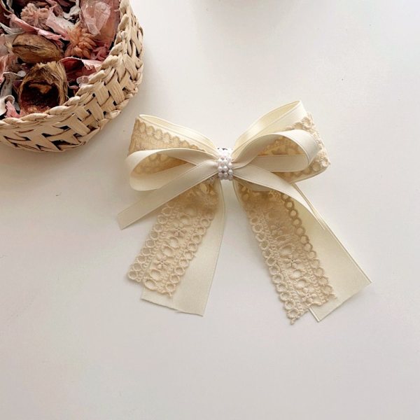 Sløjfe Hair Clip Butterfly Hårnål BEIGE beige