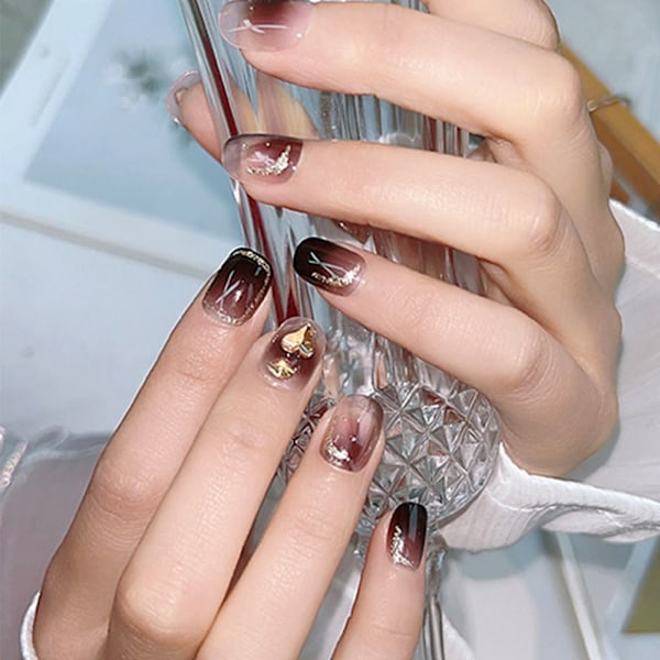 Fake Nails Lyhyt neliö P006A-2 P006A-2 P006A-2