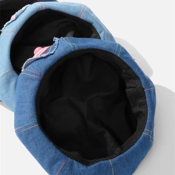 Baretter Hat Malerkasket MØRKEBLÅ dark blue