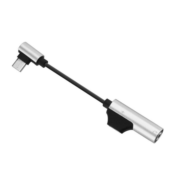 USB C DAC Adapter Høretelefon Adapter SØLV Silver