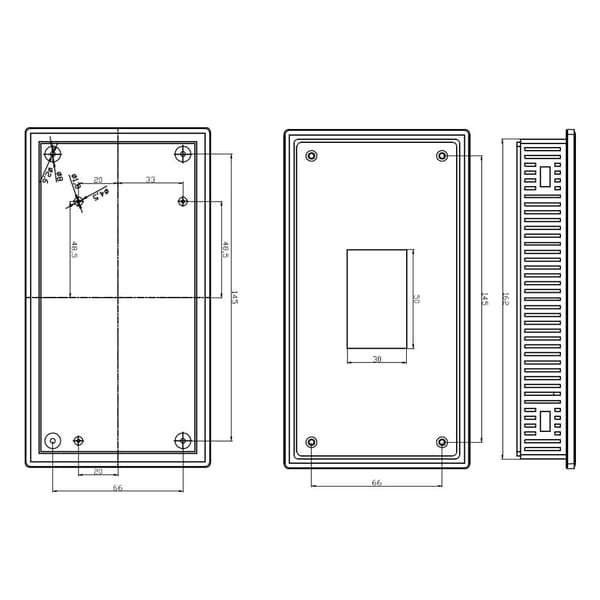 Elektronisk prosjektboks Vanntett deksel Project GREY Grey