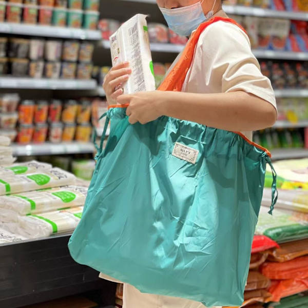 Supermarket Shopping Bag Shopping Bag LAKE BLUE Lake Blue
