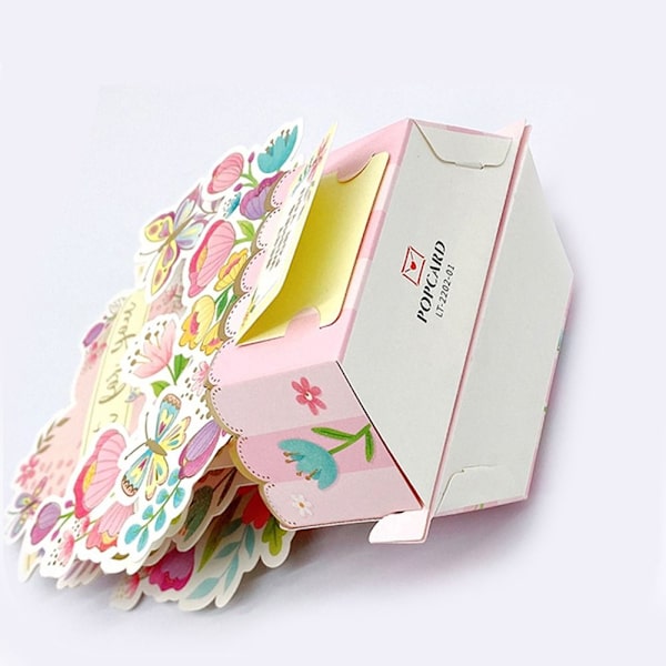 Pop Up bukett papirblomster 01 01 01