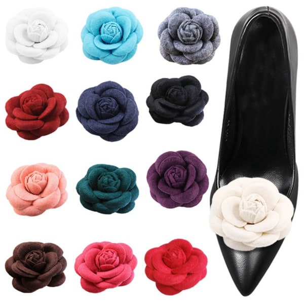 2kpl Kenkäkoristeet Clip Charm -solki ROSE rose