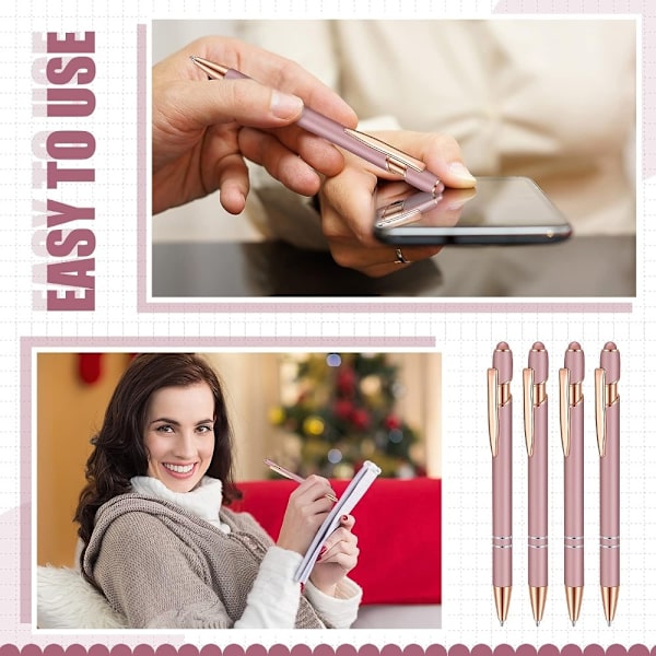 Kulspetspenna Medium Point Smooth Pen Gummerade pennor