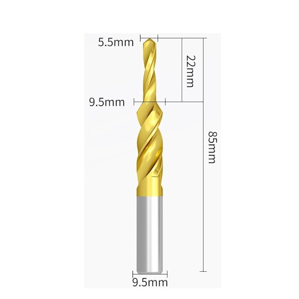 Avgrading Drill Spiralbor M5-90 GRADER M5-90 GRADER M5-90 Degree