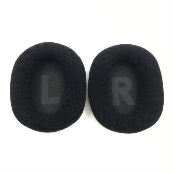1 par erstatnings øreputer for Logitech G Pro X SVART Black Flannel