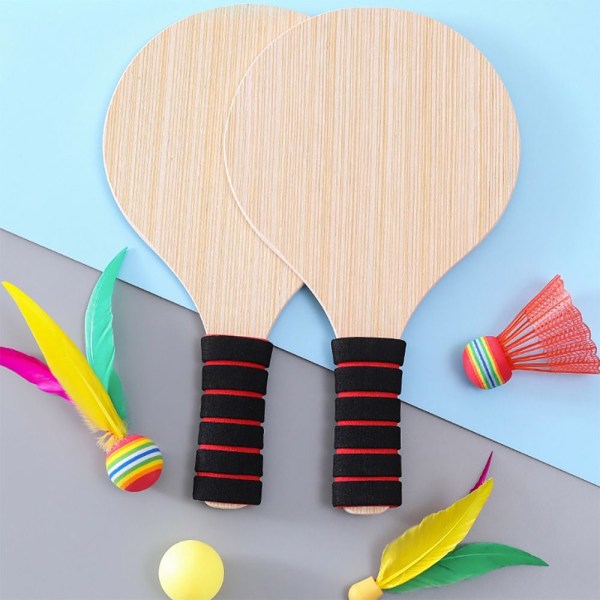 Cricket Bat Ball Paddle Shuttlecock Sæt SÆT 2 SÆT 2 Set 2