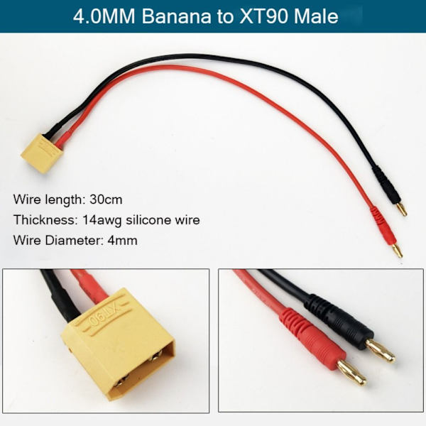 Imax B6 Charge Line opladerstik 4.0-XT90 4.0-XT90 4.0-XT90