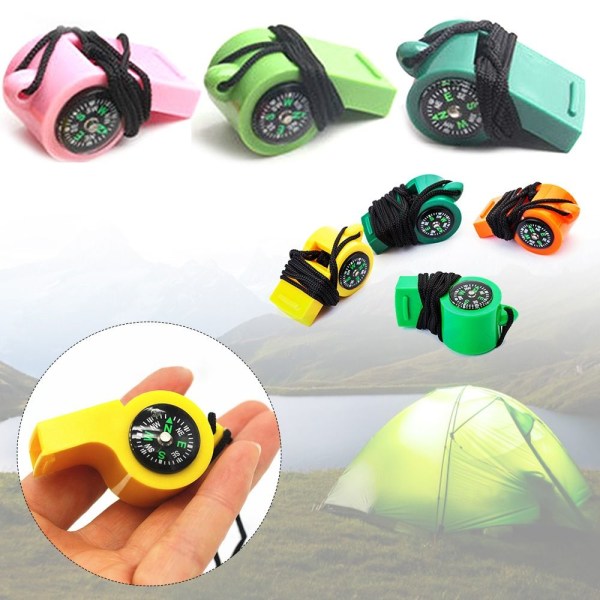 3st Multifunction Whistle 2in1 Compass 4 4 4