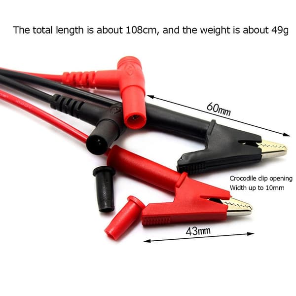 Alligator Clips Multimeter testledning
