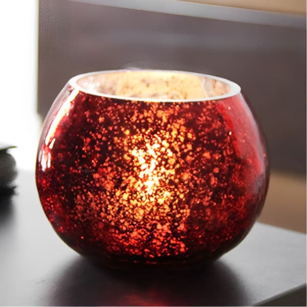 Bolla Ljushållare Aromaterapi Ljuskopp RÖD Red