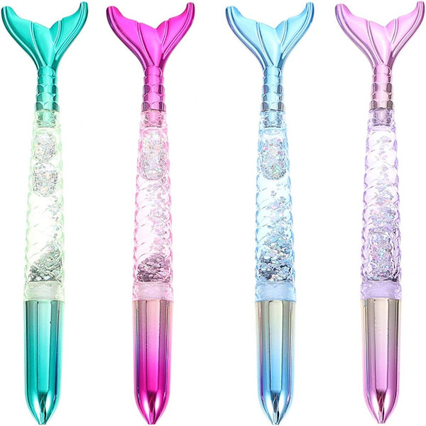 Mermaid Gel Penner Blue Ink Kulepenner Grønn
