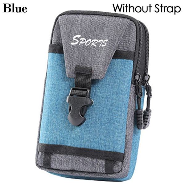 Tactical Molle Pouches Liten ficka BLÅ UTAN REMM UTAN Blue without Strap-without Strap