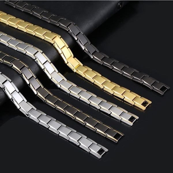Magneettinen laihdutusrannekoru Magneettinen terveydenhuollon rannekoru HOPEAA silver