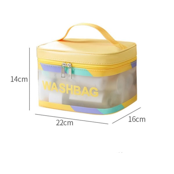 PVC Tasker Travel Organizer GUL yellow