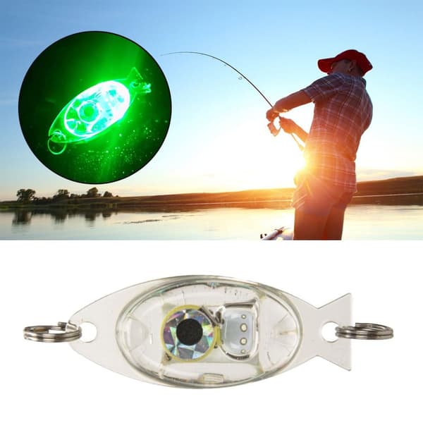 LED Lure Light Blinklampe RØD RØD red