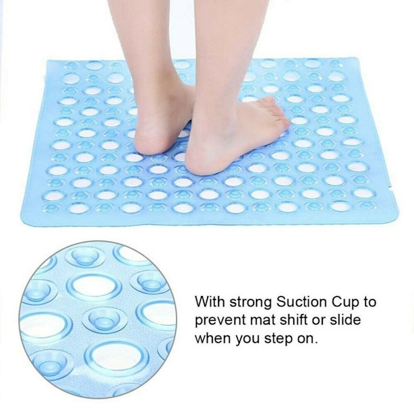 Dusjmatte Badematte BLÅ Blue