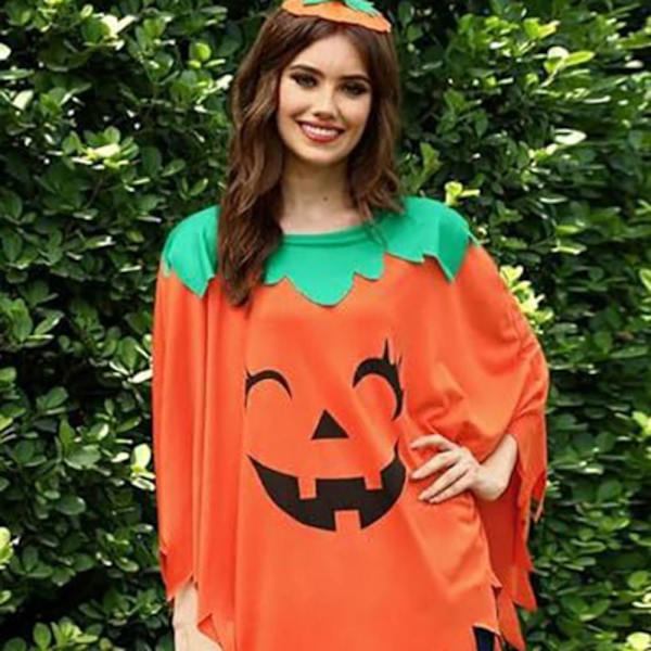 Pumpkin Poncho Pumpkin Cape A A A