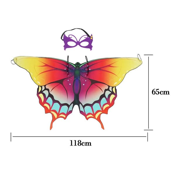 Butterfly Wings Sjal Sommerfugletørklæde 2 2 2