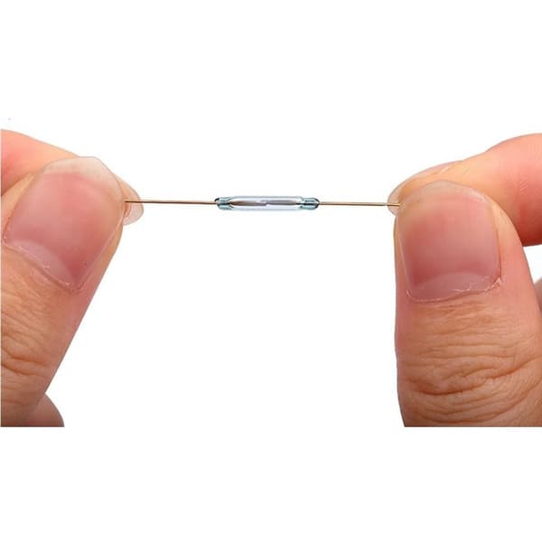 20 Styck Reed Switch Magnetic Induction Switch med förgylld ledning