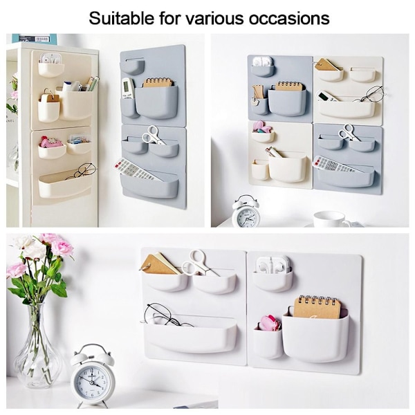 Opbevaringsstativ Diverse Opbevaringsholder LYS GRÅ A A light gray A-A