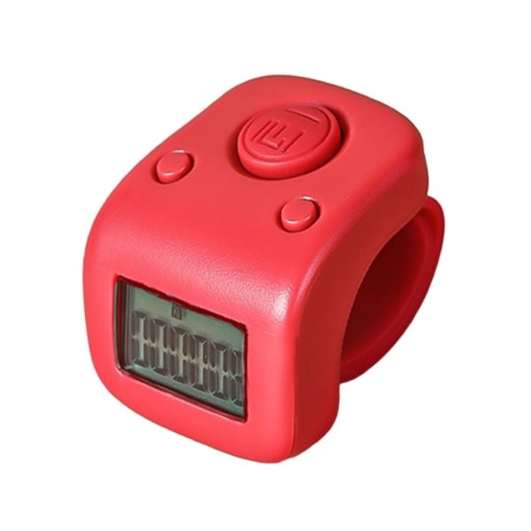 Mini Finger Counter LCD PUNAINEN red