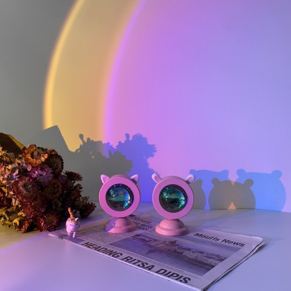 Solnedgangslampe Light Atmosphere Led Light RAINBOW-RABBIT Rainbow-Rabbit
