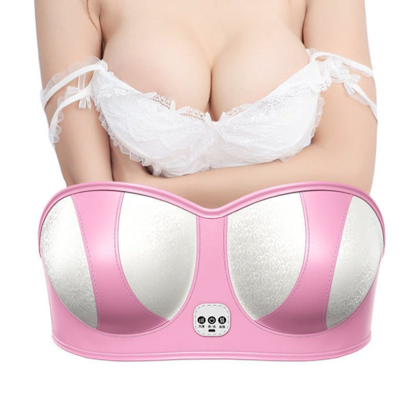 Elektrisk Bröstmassager Bröstvärmestimulator LILA purple