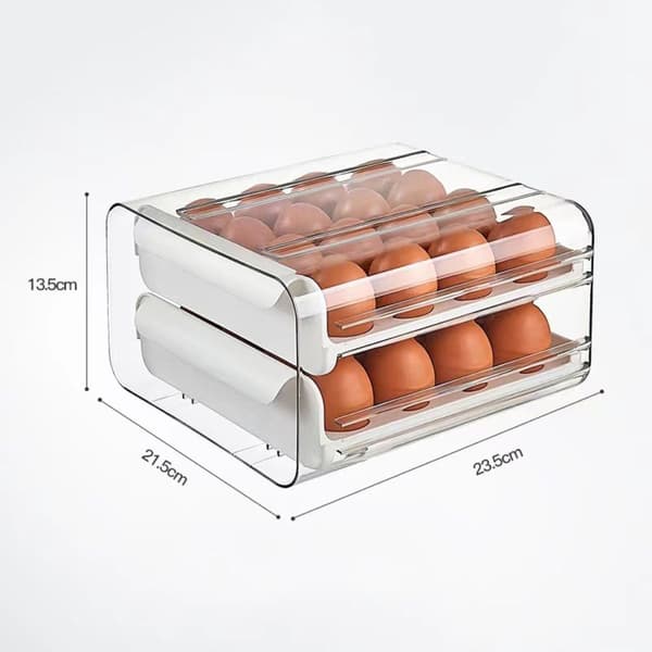 Ägg förvaringsbox Ägg färskförvaring Case Organizer