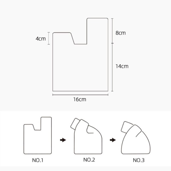 Karkkipussi Karkkilaukku PUNAINEN 2KPL 2KPL red 2pcs-2pcs