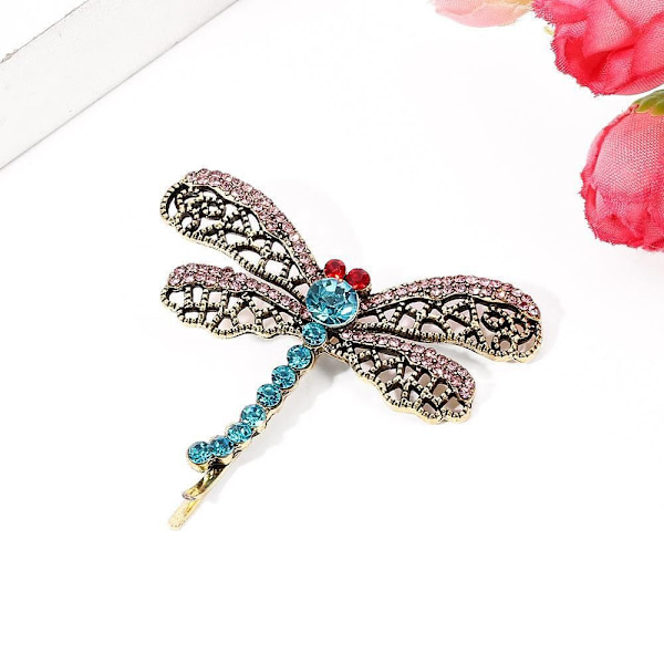 Dragonfly Hair Clip Crystal Hairpin Naisten päähineet
