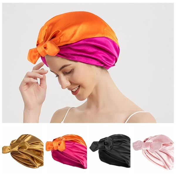 Silk Hårinpackning Silk Sovhuv SVART Black