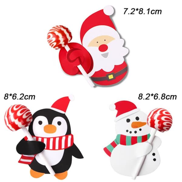 Julkort Lollipop Kort PINGVIN PINGVIN Penguin