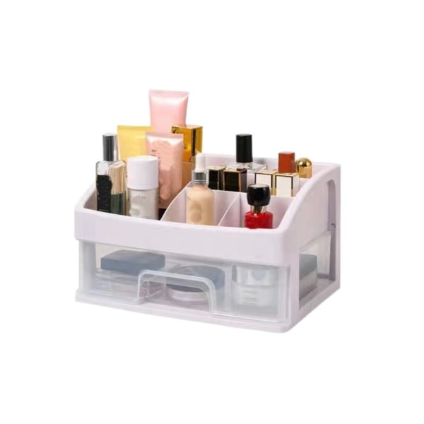 Makeup Case Cosmetic Organizer VALKOINEN white