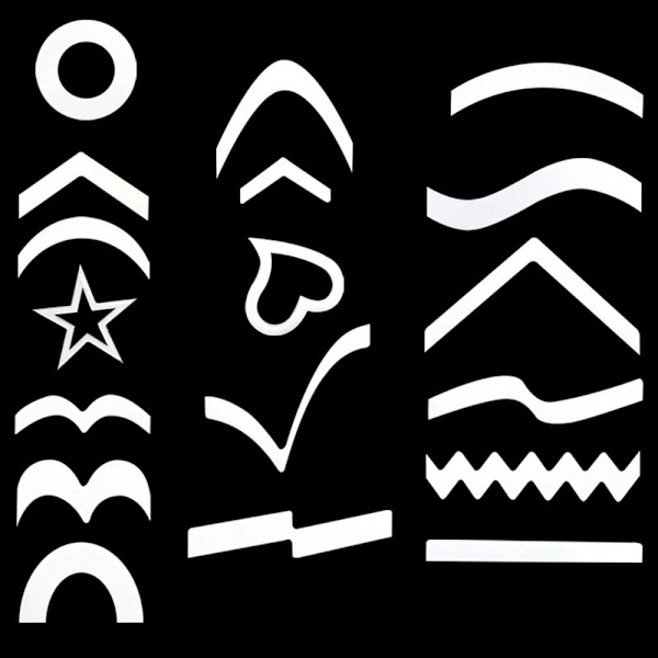 50 kpl ranskalainen kynsitarra Kynsien parannus STYLE-1 STYLE-1 Style-1