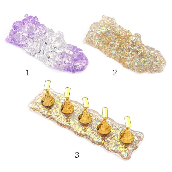 Nail Art Display Stand Artificial Fake Nails 3 3 3