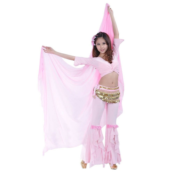 Belly Dance Veil Dancer Shawl PINK Pink