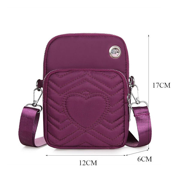 Liten skulderveske Mobilveske ROSA pink