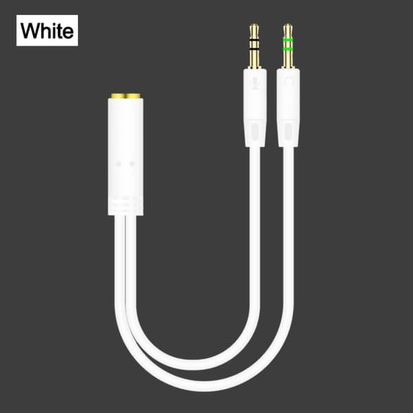 4 stk Lydkabel Audio Adapter Kabel SORT B ​​B Black B-B