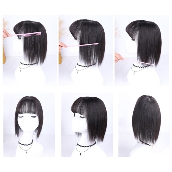 Liuhai Hair Patch Återutgivningsblock LJUSBRUN 35CM 35CM light brown 35CM-35CM